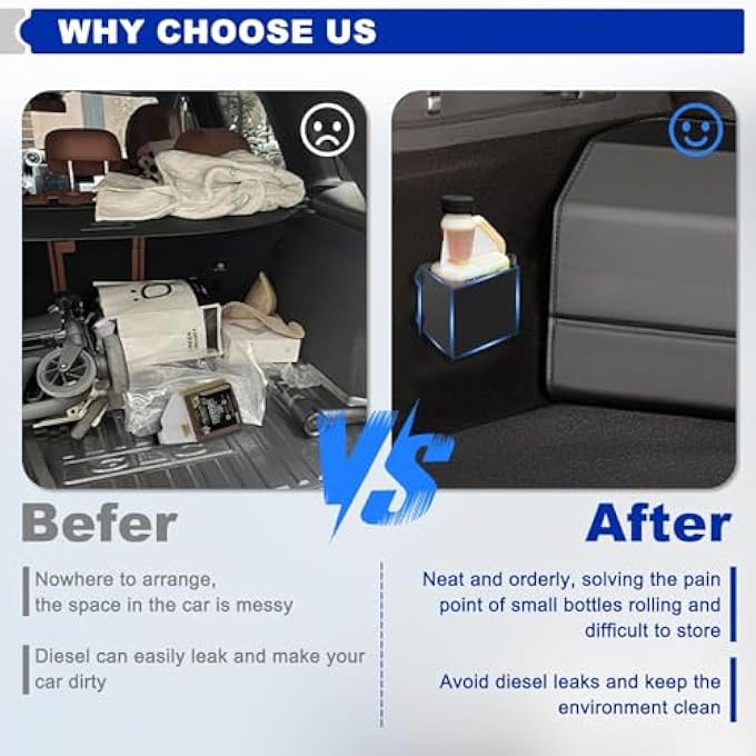 كاست ويف حامل زجاجة سرير الشاحنة المغناطيسي لمعالجة الديزل الساخنة 16 أونصة، وتركيب ديزل مضاف، وحامل مضافات وقود مغناطيسي آمن، وملحق سرير شاحنة سهل التركيب - Image 5